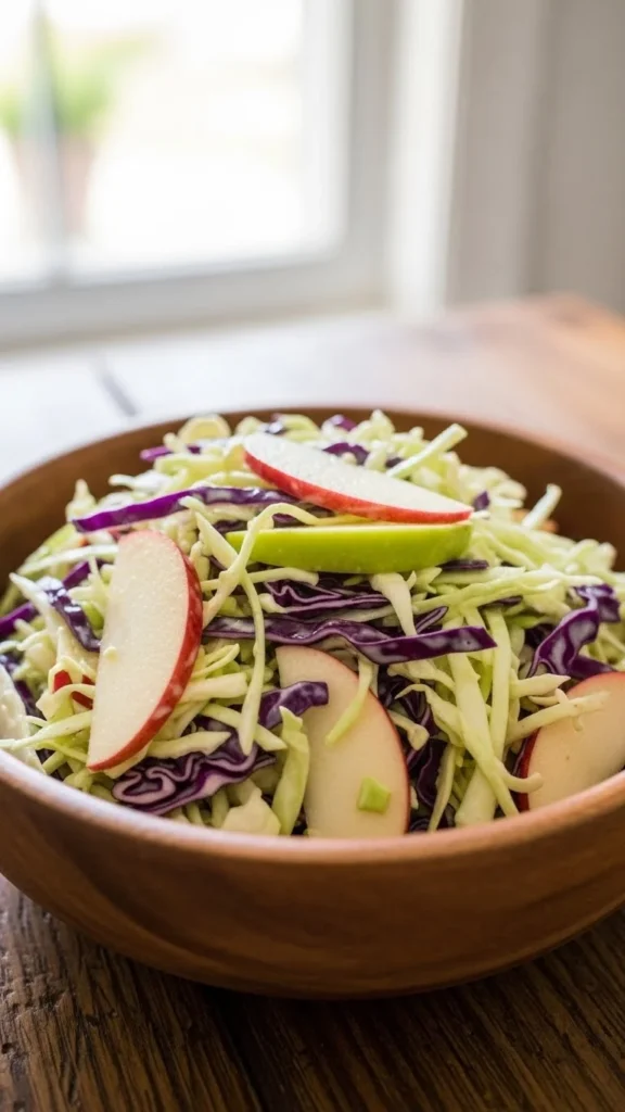 Cabbage and Apple Slaw