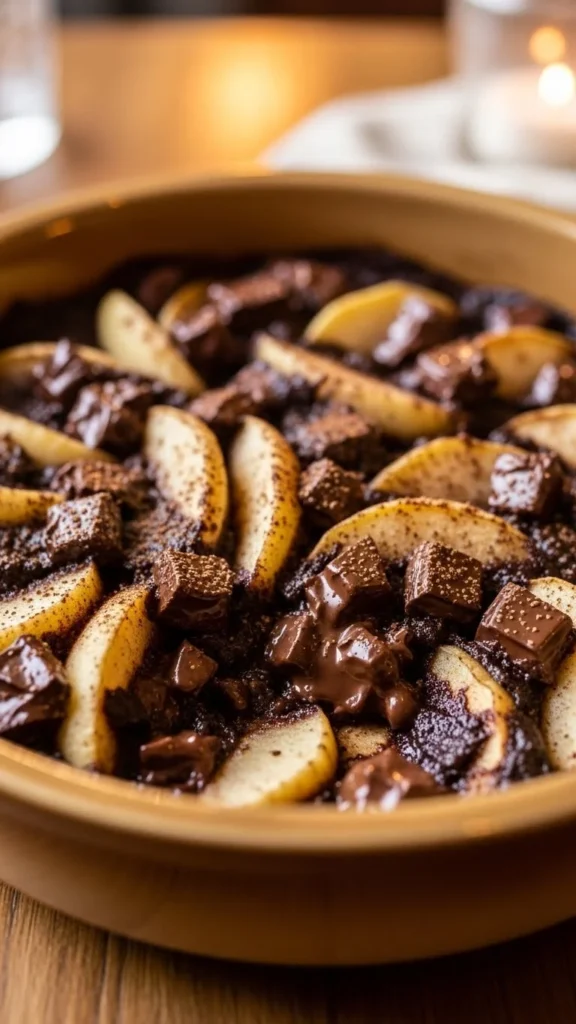 Chocolate Irish Apple Bake