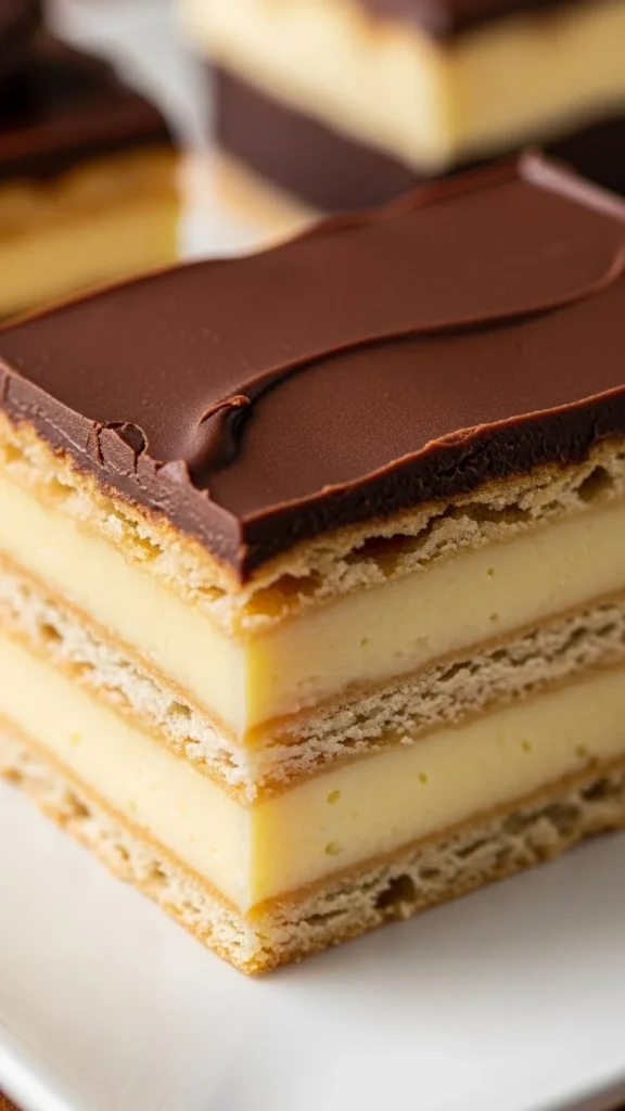 Chocolate Irish Custard Slice