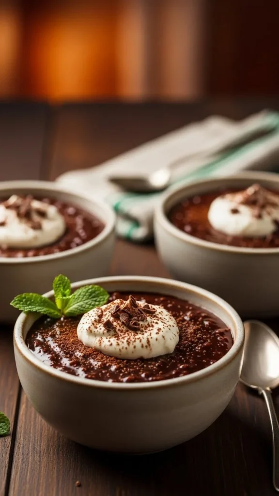 Chocolate Irish Rice Pudding