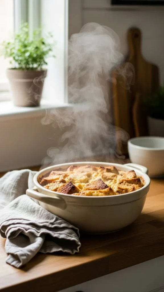 Classic Steamed Irish Bread Pudding