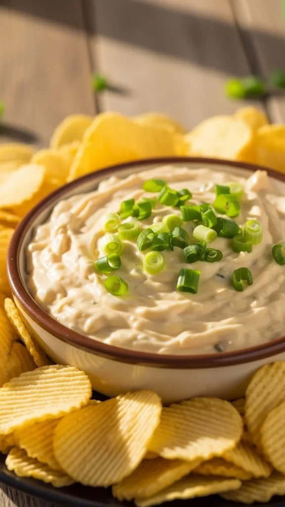 Creamy Irish Cheddar Onion Dip