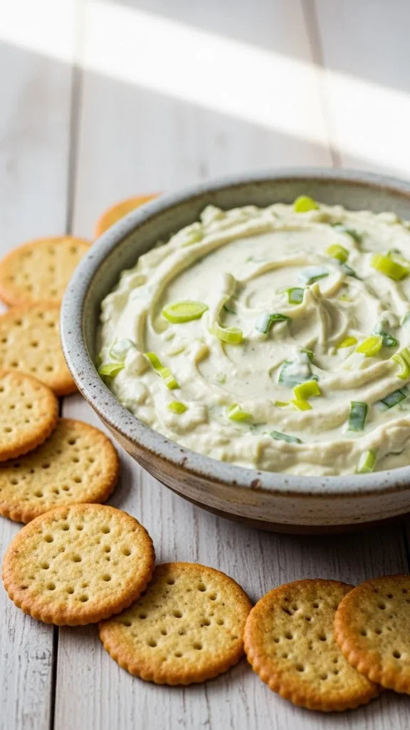 Creamy Leek & Cheese Dip
