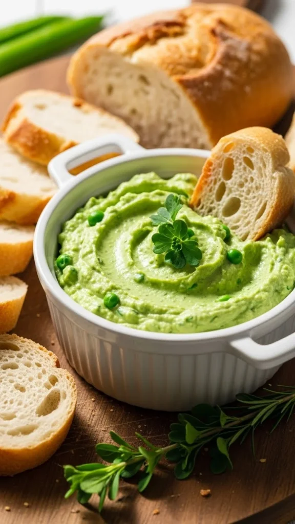 Creamy Pea & Herb Dip
