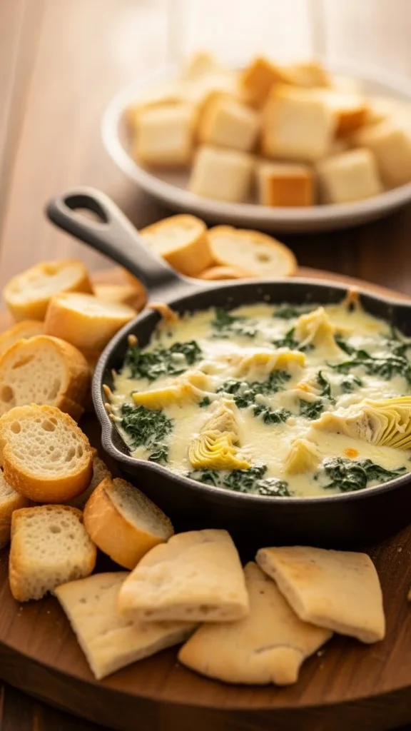Creamy Spinach Skillet Dip