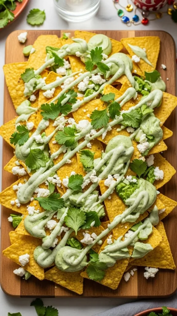 Green Goddess Yogurt Nachos