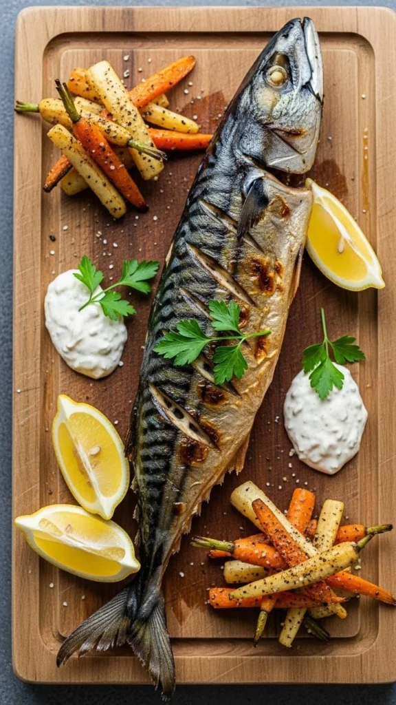 Grilled Mackerel With Lemon