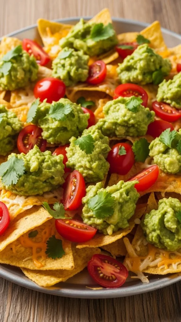 Guacamole Pico Nachos