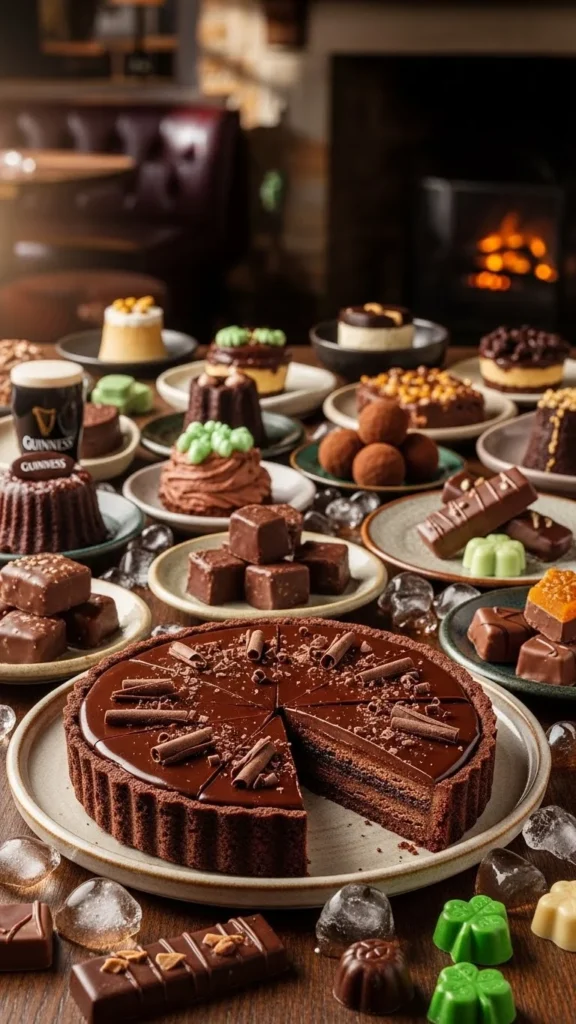 Irish Chocolate Biscuit Tart