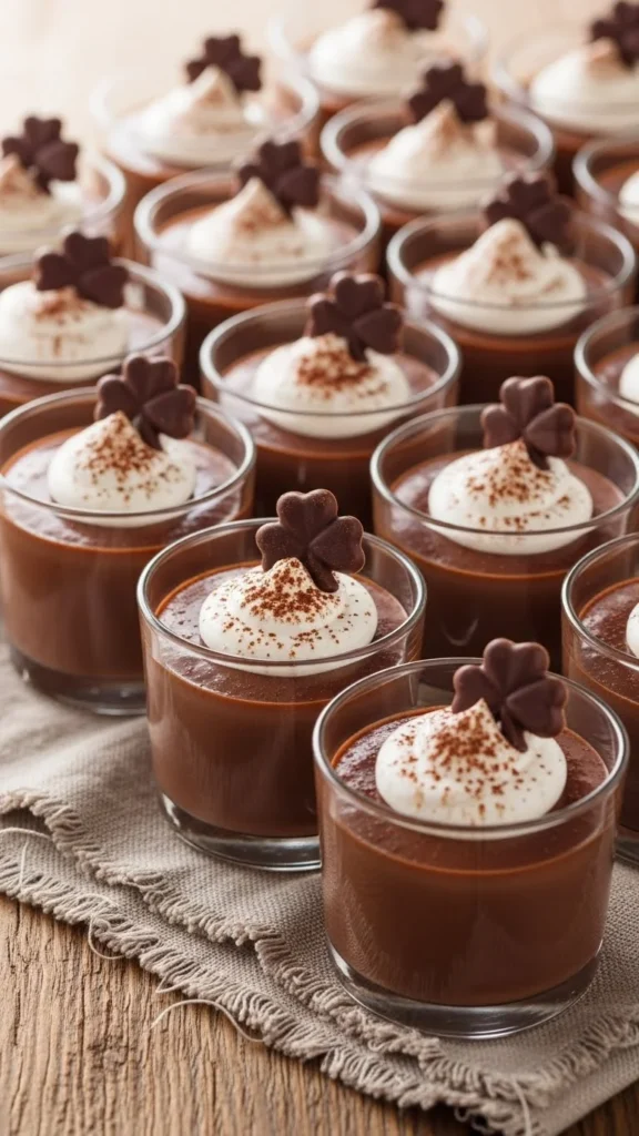 Irish Chocolate Custard Cups