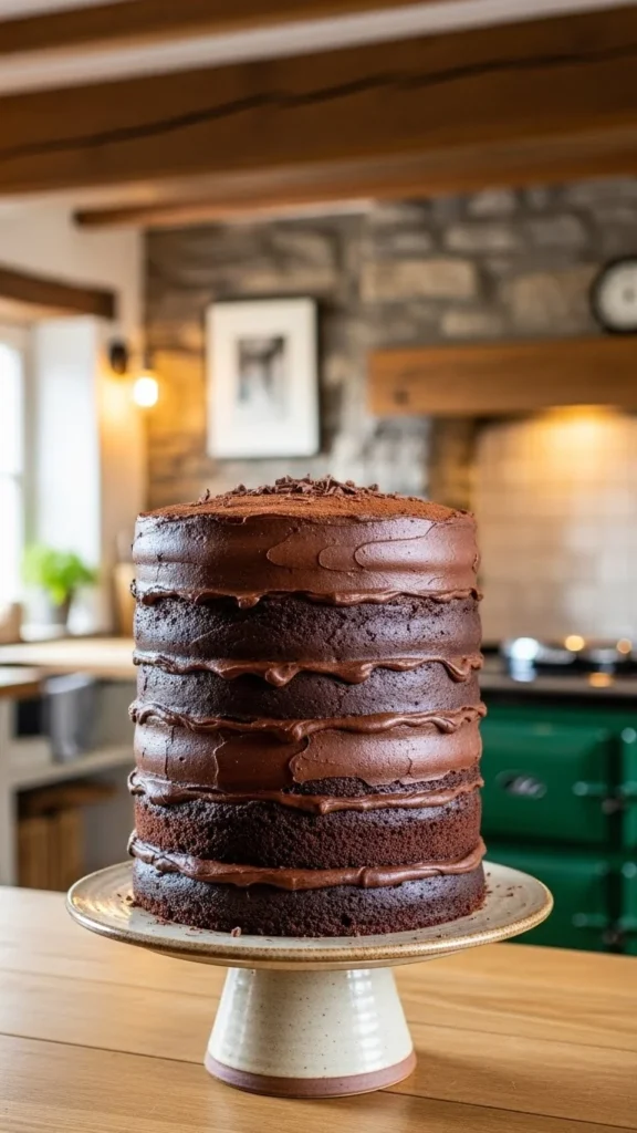 Irish Chocolate Guinness Cake (Alcohol-Free Style)
