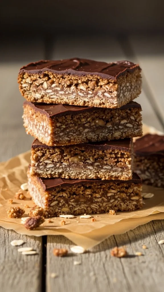 Irish Chocolate Oat Bars