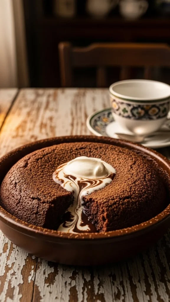 Irish Chocolate Pudding Cake