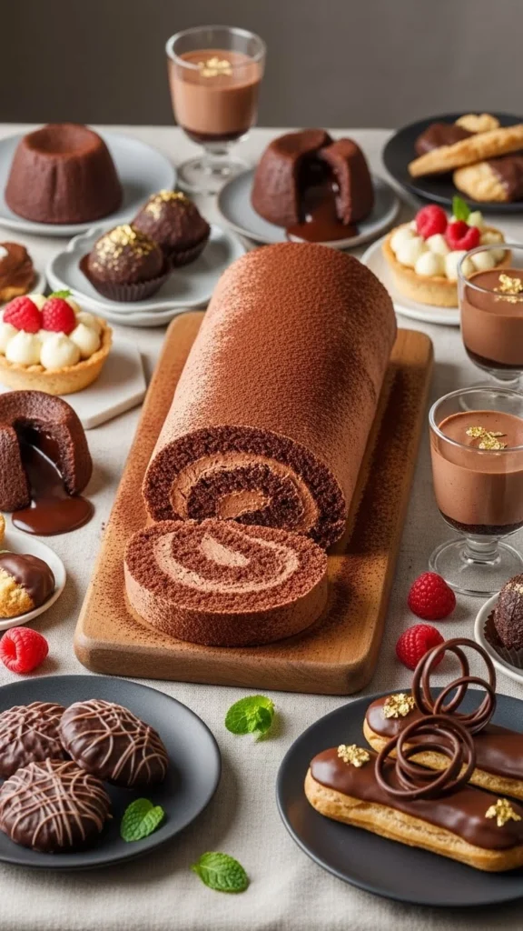 Irish Chocolate Sponge Roll