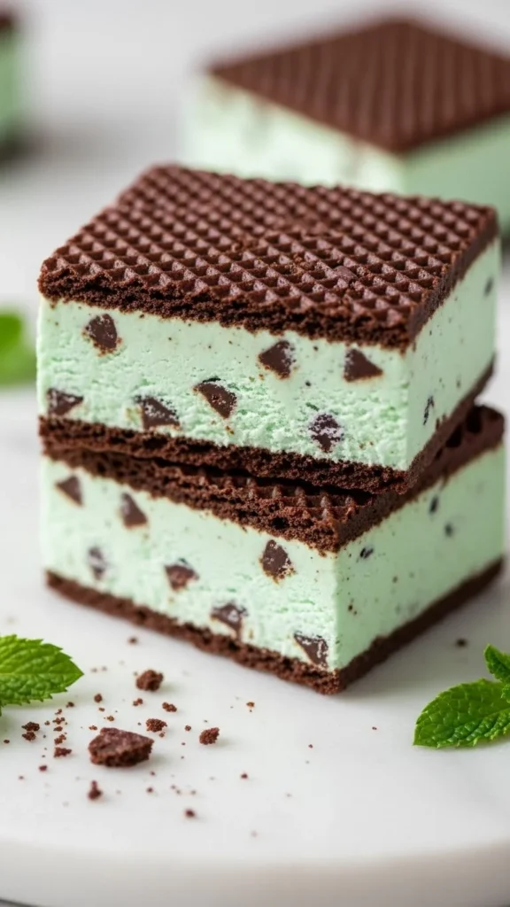 Mint Chocolate Sandwiches