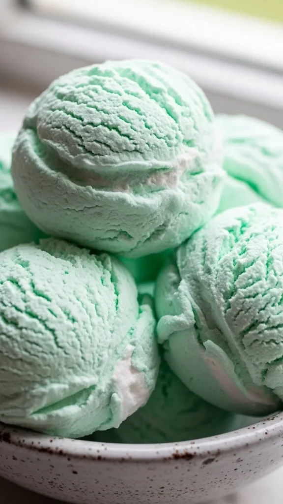 Mint Marshmallow Scoops