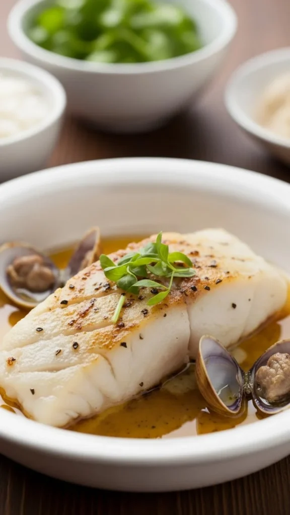Pan-Fried Cod With Butter and Herbs