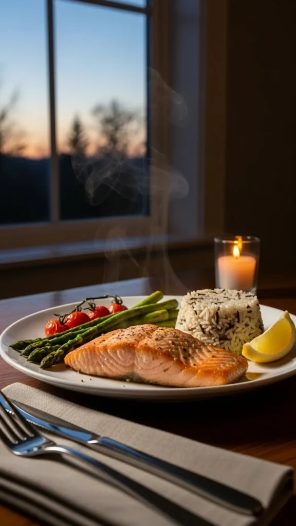 Schedule Dinner Early Enough to Wind Down