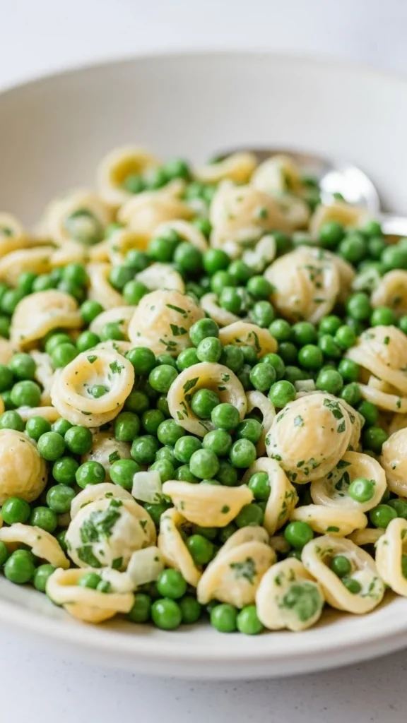 Simple Pea Pasta Salad