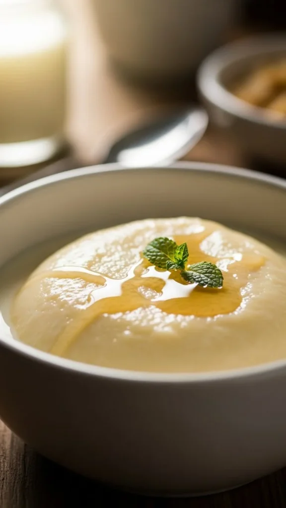 Soft Honey Milk Pudding
