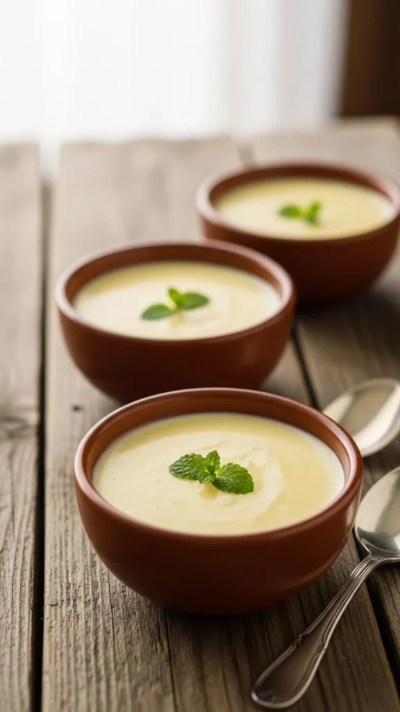 Soft Lemon Milk Pudding