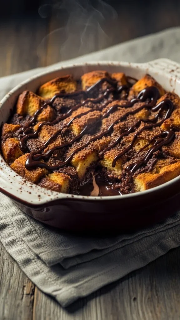 Traditional Irish Chocolate Bread Pudding