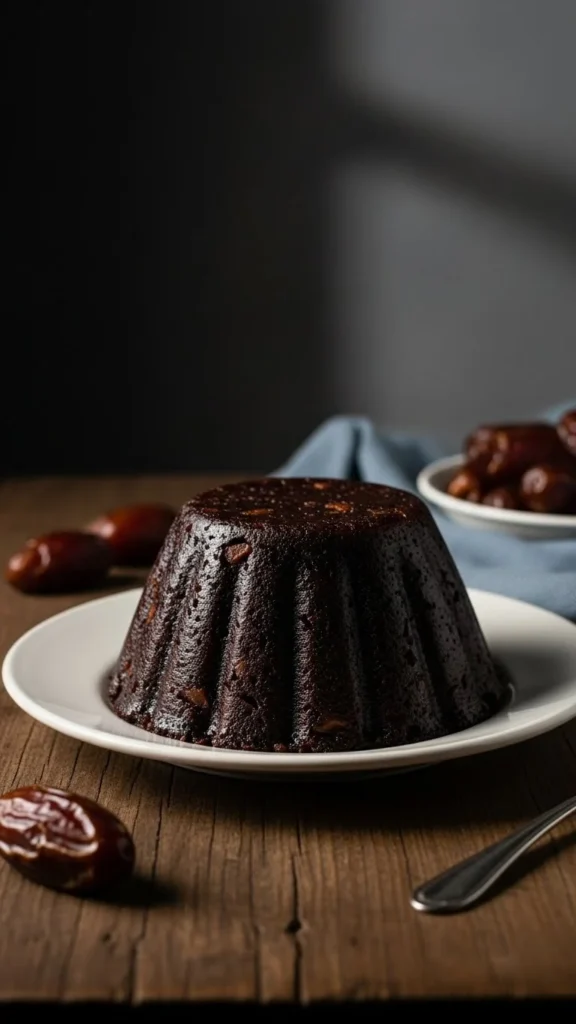 Warm Date Steamed Pudding