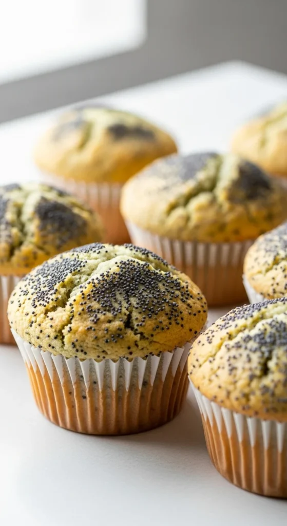Almond Poppy Seed Muffins