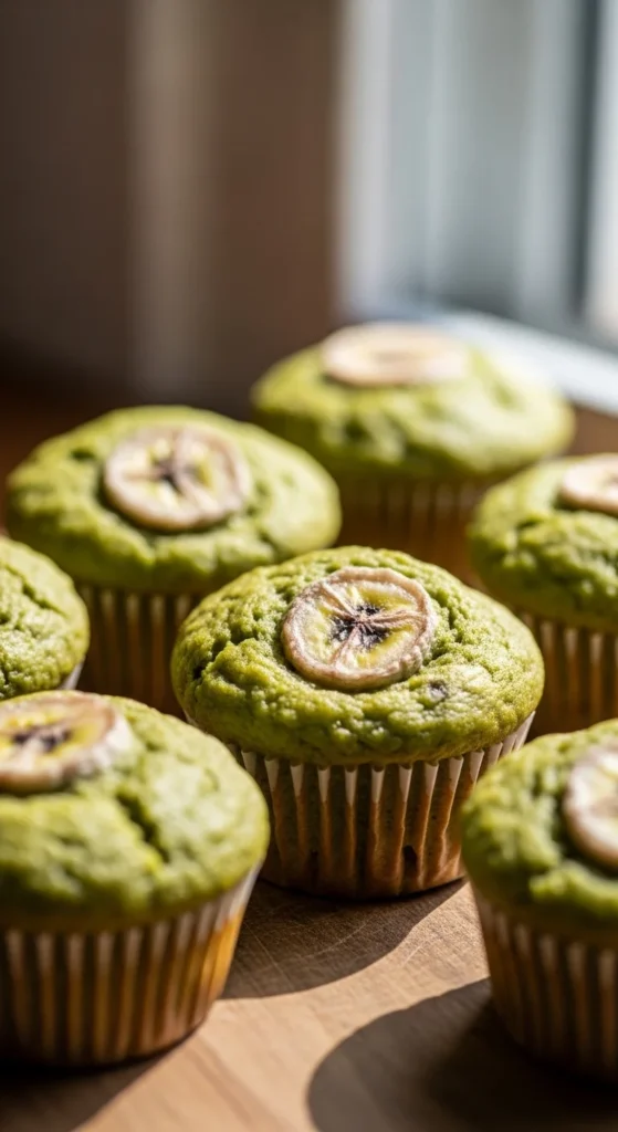 Avocado Banana Muffins