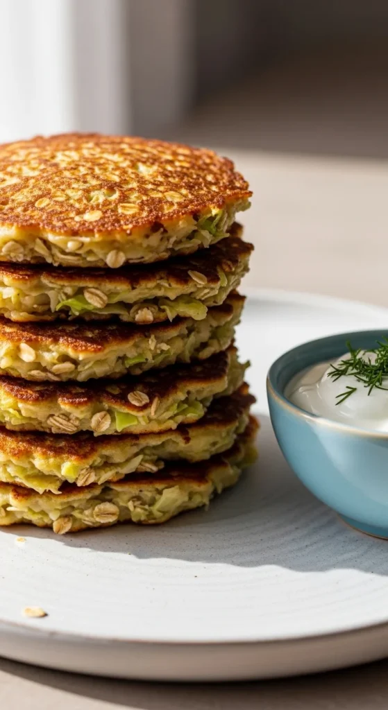 Cabbage and Oat “Boxty” Pancakes