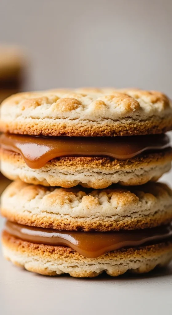 Caramel Biscuit Sandwiches