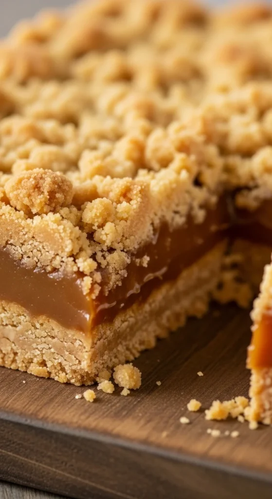 Caramel Crumb Slice