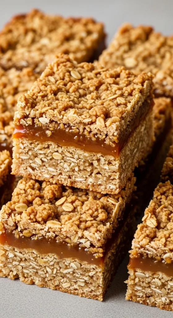 Caramel Oat Traybake