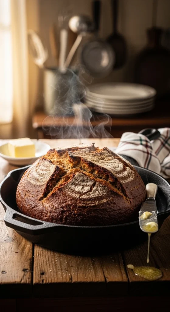 Cast Iron Brown Bread