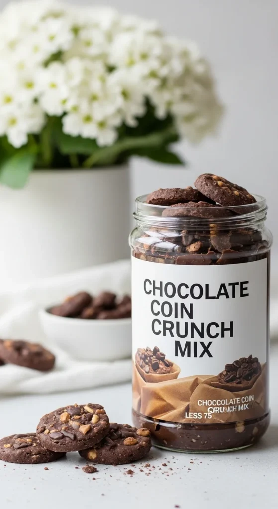 Chocolate Coin Crunch Mix