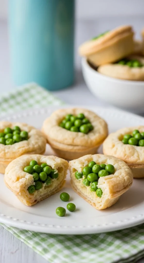 Creamy Chicken and Pea Hand Pies