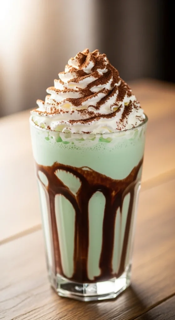  Creamy Mint Cocoa Shake