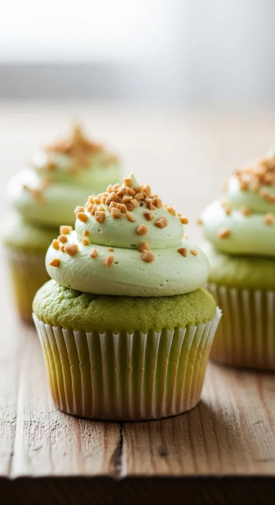 Easy Pistachio-Style Cupcakes