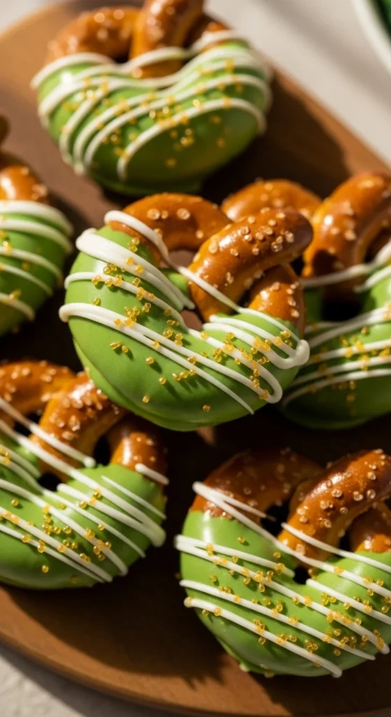 Gold Accent Knot Pretzels