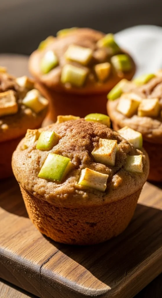 Green Apple Cinnamon Muffins