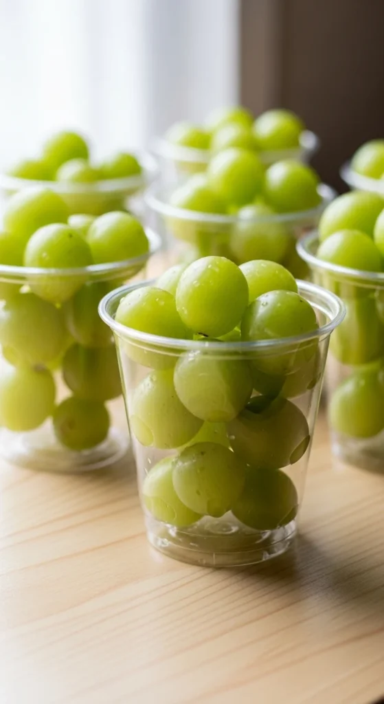  Green Grapes in Snack Cups