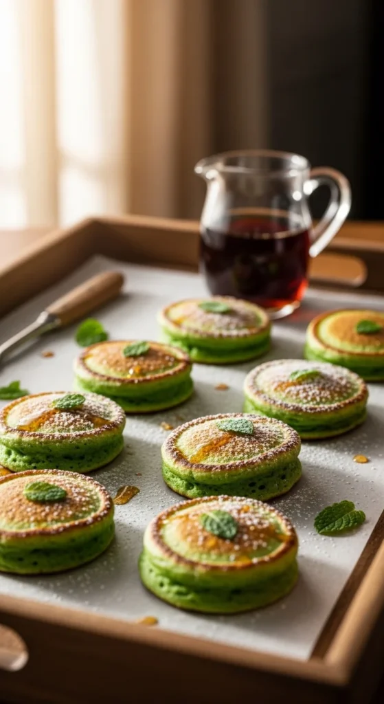 Green Pancake Bites