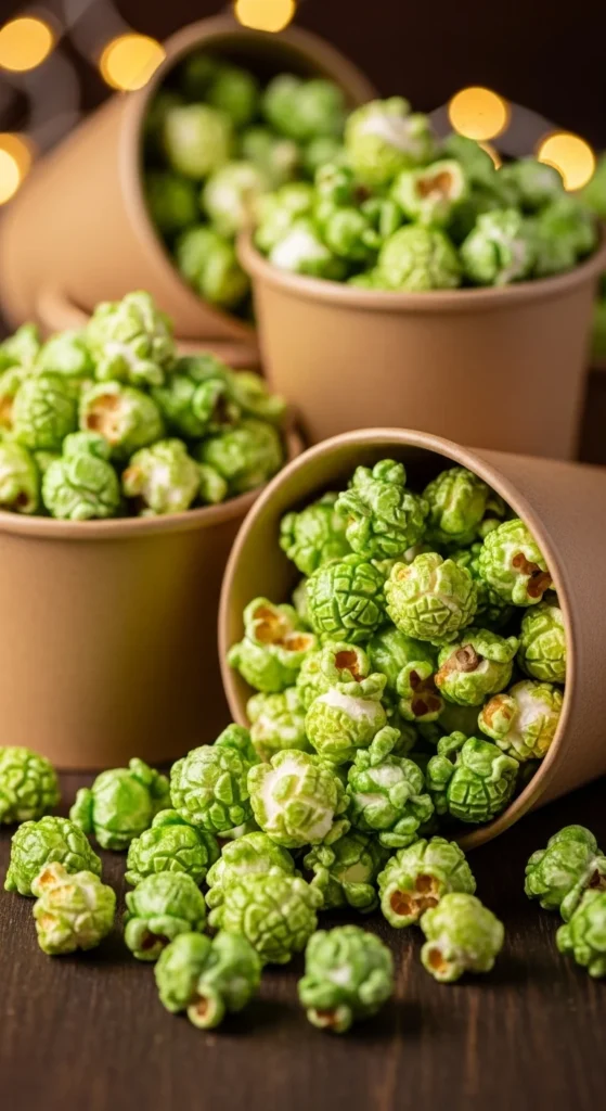 Green Popcorn Cups