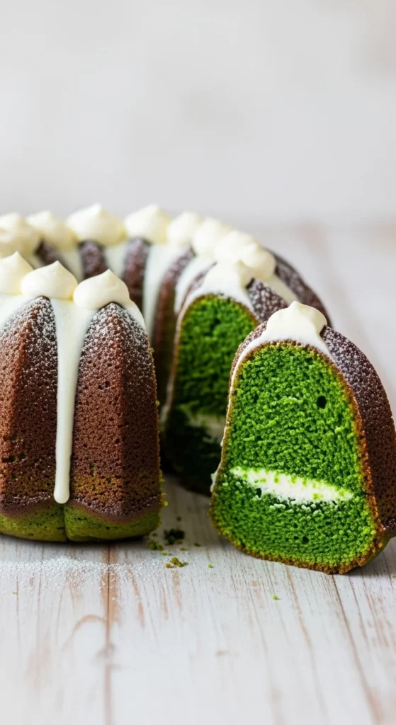 Green Velvet Bundt Cake