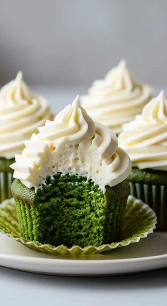 Green Velvet Cupcakes