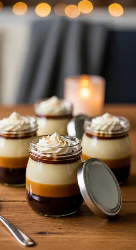 Irish Caramel Pudding Pots