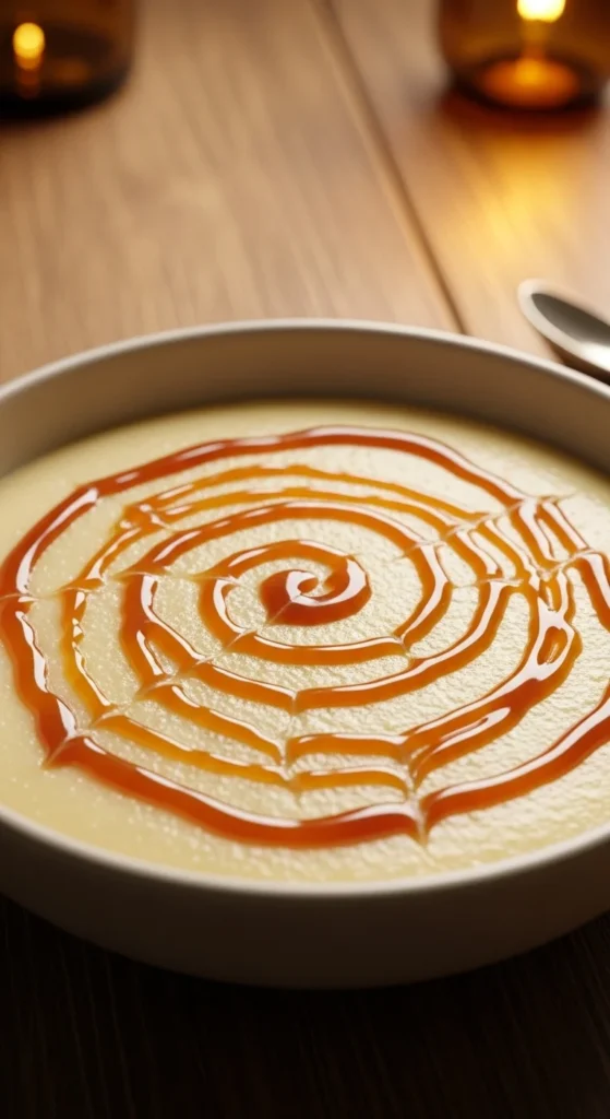 Irish Caramel Semolina Pudding