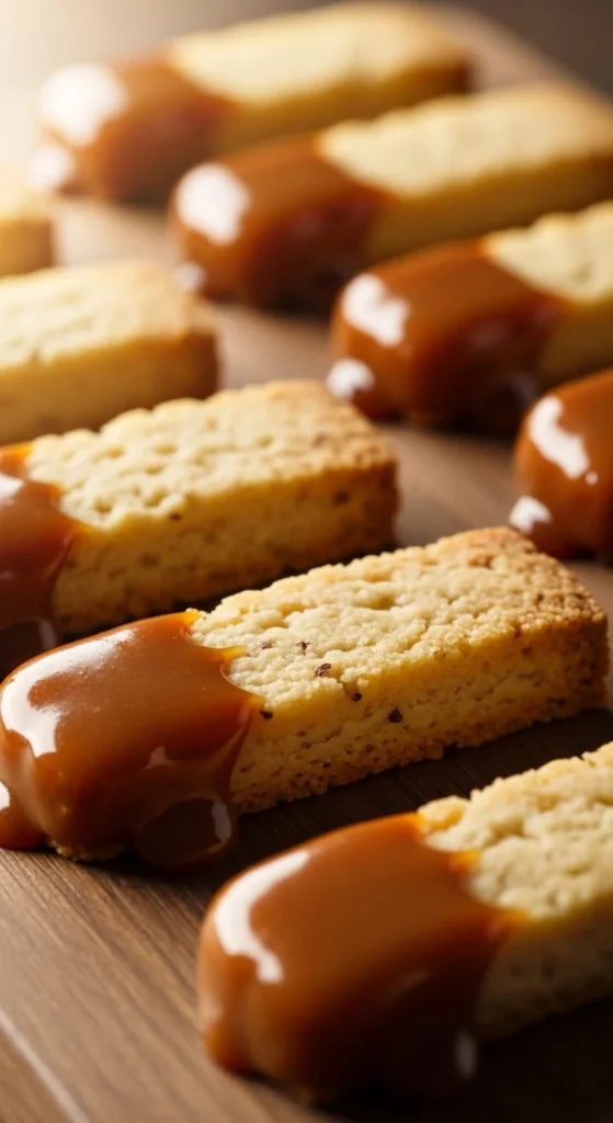 Irish Caramel Shortbread Fingers