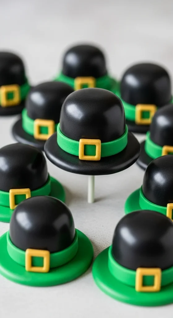 Leprechaun Hat Cake Pops