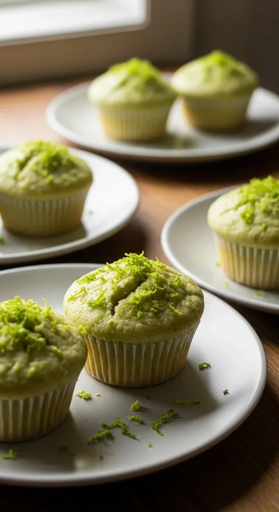 Lime Yogurt Muffins